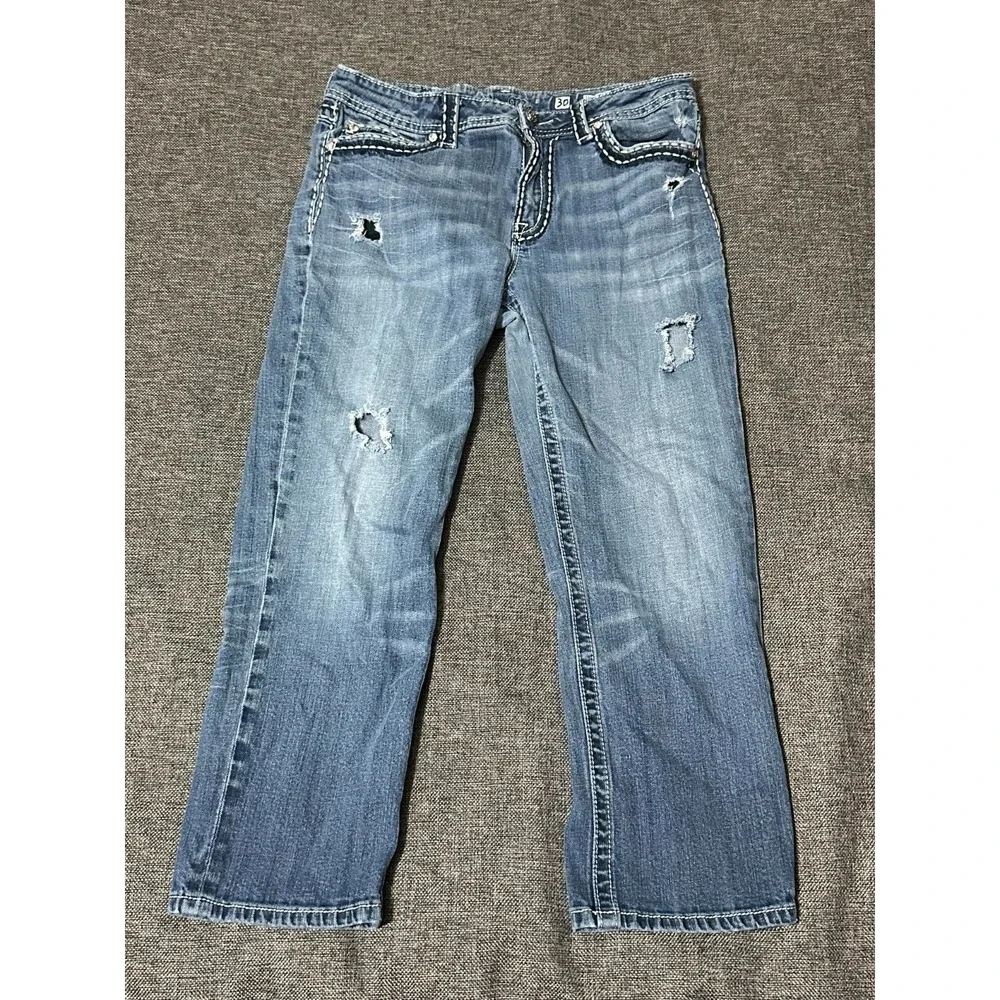 Miss Me Women's 30 Distressed Boyfriend‎ Jeans